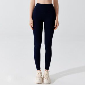 Lululemon High Waist Yoga Leggings | Navy Pilates Gym Athleisure
